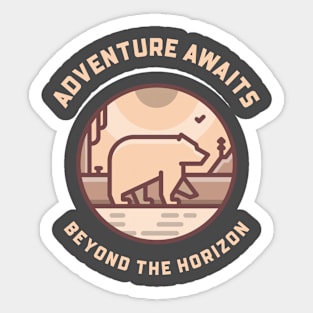 Adventure Awaits Sticker